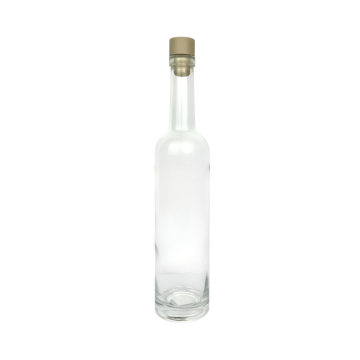 BOTTIGLIA CON TAPPO IN SUGHERO 550ML IN VETRO TRASPARENTE