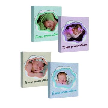 ALBUM PORTAFOTO MOD. BABY 72 TASCHE 13X18CM ASSORTITO