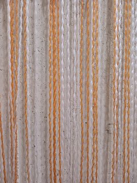 TENDA SARA IN PVC GIALLO-TRASPARENTE 120X230CM 