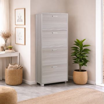 SCARPIERA 4 RIBALTE MOD. QUADRANTE CM 70X29 H.154 OLMO 