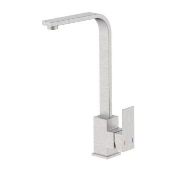 LINEA MANHATTAN - MISCELATORE MONOCOMANDO LAVELLO ACCIAIO SPAZZOLATO