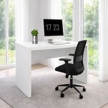 SCRIVANIA IN FRASSINO BIANCO CM 123,5X55 E H 76