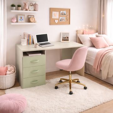 SCRIVANIA CM 151X57 H. 78.5 OLMO E AGAVE