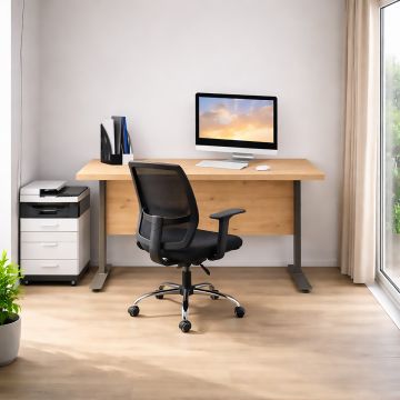 SCRIVANIA MOD. RILEGA CM 120X80 H. 75 ROVERE ARTISAN