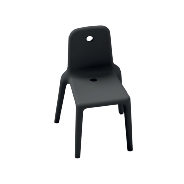 SEDIA MELLOW IN POLIETILENE ANTRACITE