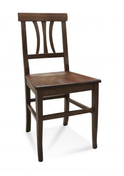 SEDIA MOD.ARTEMISIA CON FONDELLO IN LEGNO NOCE