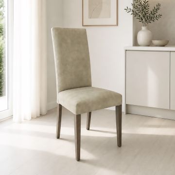 SEDIA MOD. DENVER IN TESSUTO VINTAGE BEIGE