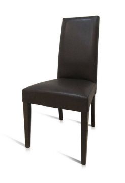 SEDIA SEDUTA SCHIENALE ECOPELLE GAMBE FUSTO WENGE' 1 SEDIA SEDUTA SCHIENALE ECOPELLE GAMBE FUSTO WENGE' 1