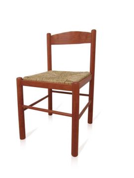 SEDIA MODELLO PISA 50 CILIEGIO FONDELLO PAGLIA 1