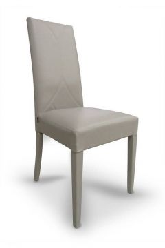 SEDIA IN ECOPELLE GRIGIA CM 46X55 E H 99 SEDIA IN ECOPELLE GRIGIA CM 46X55 E H 99