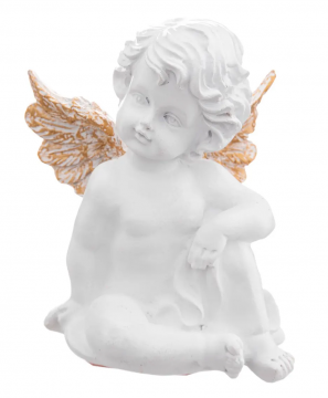ANGIOLETTO BIANCO 8.5X7.5 H. 11CM 
