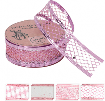 NASTRO REGALO ROSA 270CM ASSORTITO