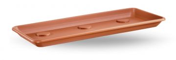 SOTTOFIORIERA RETTANGOLARE ANTHEA 100X45CM TERRACOTTA