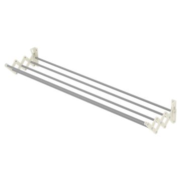 STENDIBIANCHERIA SOFFIETTO IN ALLUMINIO 80X26X12CM 4MT