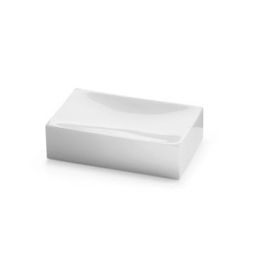 LINEA SOFIA - PORTA SAPONE BIANCO LUCIDO