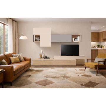 SOGGIORNO MOD.GIORNO PER GIORNO ROVERE NODATO/CRETA/FANGO