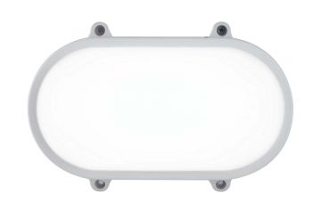 PLAF.SHELLY LED 20W OVALE BCO ECO-CONTRIBUTO RAEE COMPRESO