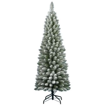 ALBERO DI NATALE SILVESTRE FLOCCATO H.180CM