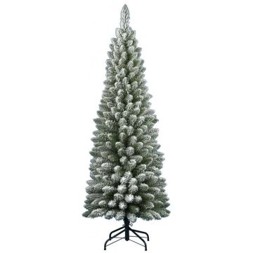 ALBERO DI NATALE SILVESTRE FLOCCATO H. 240 CM
