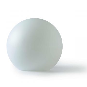 SFERA LUMINOSA A LED CON BASE INOX D40CM - 1X6W IP44 