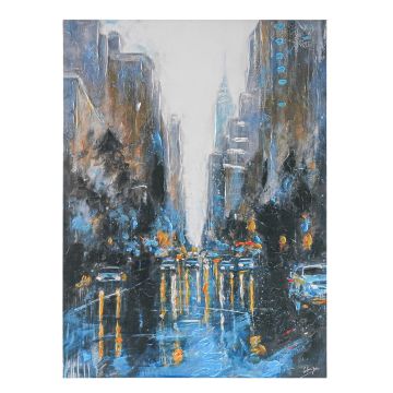 QUADRO TELA CITY 85X115CM SP 5CM