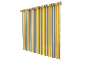 TENDA AVVOLGIBILE 2X3MT RIGATO GIALLO 