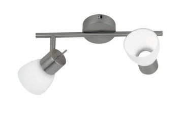 SPOT A LED CENTURY NIKEL/BIANCO - 2X5W 