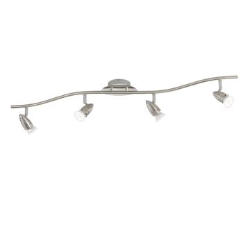 SPOT A LED SUNNY NIKEL 94.1X16CM - 4XGU10 MAX 35W 2700K 400lm