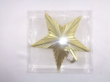 PUNTALE A STELLA H 22CM ORO