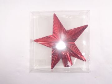 PUNTALE A STELLA H 22CM ROSSA