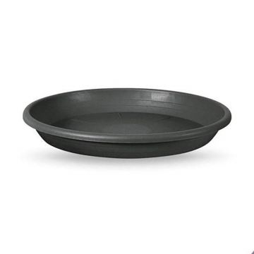 SOTTOVASO CILINDRO IN PLASTICA DIAM. 22 ANTRACITE