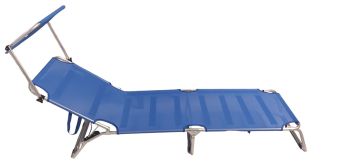 BRANDINA PIEGHEVOLE IN ALLUMINIO E TEXTILENE BLUETTE
