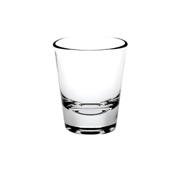 BICCHIERE DA LIQUORE IN VETRO TRASPARENTE LINEA DORA 50CC