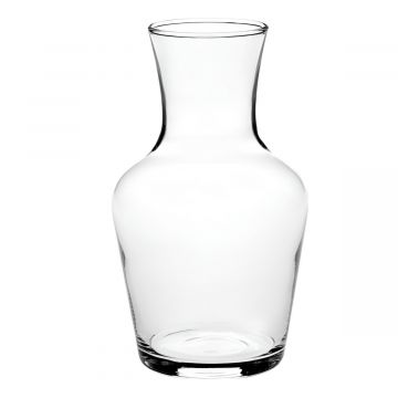 CARAFFA DA VINO IN VETRO TRASPARENTE 500ML
