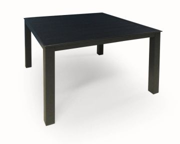 TAVOLO FISSO IN ALLUMINIO SATINATO