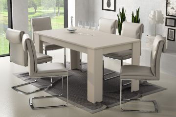 TAVOLO ALLUNGABILE MOD. ULRICH IV CM 160X88 CASHMERE