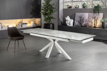 VESTIAMO CASA - Tavolo richiudibile bianco - h75x110x70 cm – Shop