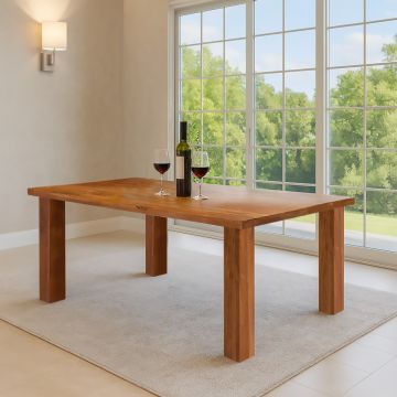 TAVOLO FISSO CM 175X90 TINTA NOCE