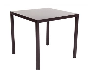 TAVOLO DORIO 80X80 MOKA es