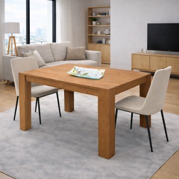 TAVOLO ALLUNGABILE CM 140X90 LEGNO DI ABETE NATURALE