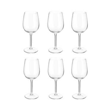 SET 6 CALICI DA VINO IN VETRO 6.4X20.2CM 36CL