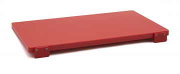 TAGLIERE IN POLIETILENE CON FERMI 50X30X2CM ROSSO 