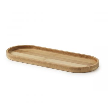 LINEA THEA - VASSOIO PORTAOGGETTI IN BAMBOO NATURALE 27,5X11,8X1,5CM