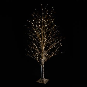 ALBERO LUMINOSO TIGLIO 800 LED BIANCO CALDO H. 150CM CON ADATTATORE