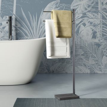 LINEA TRILLY - PIANTANA PORTA ASCIUGAMANI GRIGIO