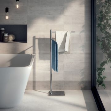 LINEA TRILLY - PIANTANA PORTA ASCIUGAMANI CROMATO