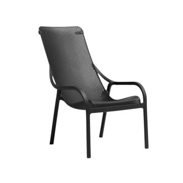 NARDI OUTDOOR - POLTRONA MOD. NET LOUNGE ANTRACITE