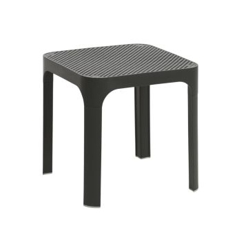 NARDI OUTDOOR - TAVOLINO MOD. NET CM 40X40 ANTRACITE