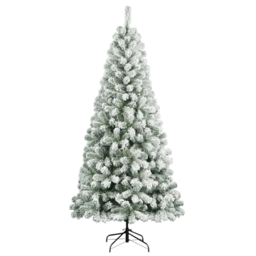 ALBERO DI NATALE JEFFERSON FLOCCATO H. 240CM