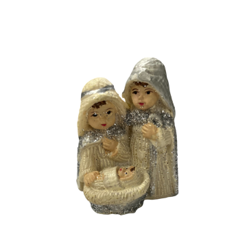 NATIVITÀ 3 SOGGETTI IN POLIRESINA 4X5CM